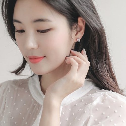 제이로렌 M03273 샤이니데이 로즈골드 큐빅귀걸이 6mm_(932761) 4