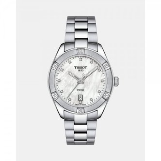 이스퀘어 3906967 Tissot 티쏘 PR 100 스포츠 시크 - 실버마더오브진주