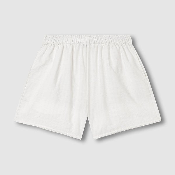 여 아일렛 시어 3부 파자마 팬츠 J206202065001