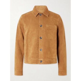 아미 로고 엠보스드 스웨이드 재킷 46376663162992549