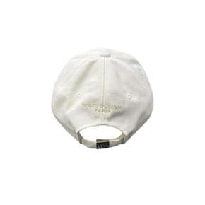 오로라 엠보싱 볼캡 화이트   24SS W241AC51662W
