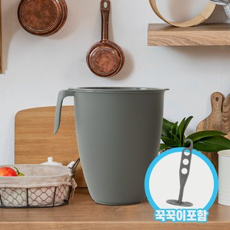 보노하우스 얼쓰 완벽밀폐 음식물쓰레기통 5L + 꾹꾹이