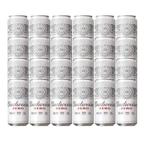 버드와이저 제로 500ml 24캔 / 맥주맛 탄산음료 논알콜 비알콜 당제로