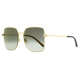 지미추 4003493 Jimmy Choo Womens Square Sunglasses Trisha/G/SK J5GFQ Gold/Black 58mm 64753404