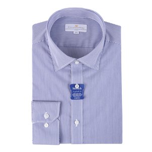 카운테스마라 신축성 좋은 면혼방 스트라이프 세미와이드 셔츠 CDH1P13002N0