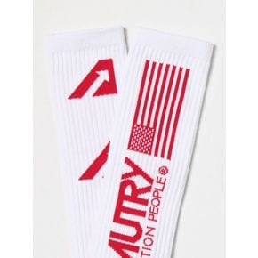 오트리 Autry socks in stretch cotton with jacquard logo SOIU40WR TP63074574 70246245