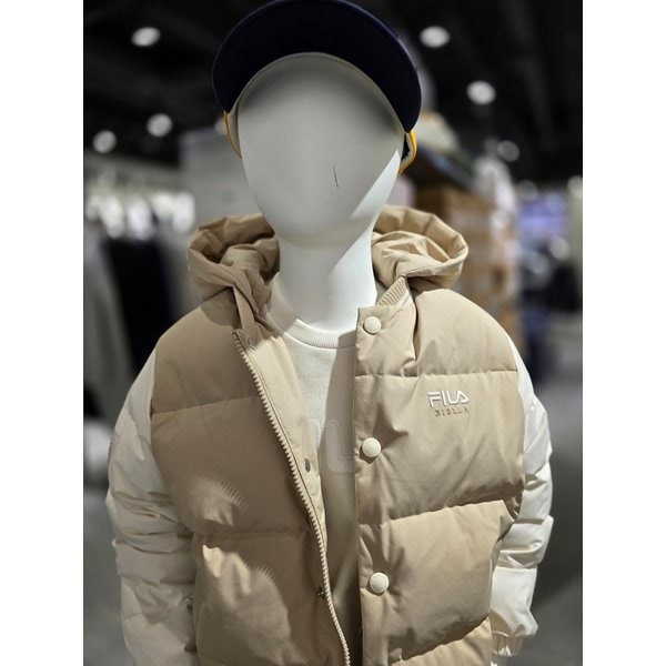 [파주점] 키즈 후드 탈착 바시티 다운 점퍼(FK2DJG4401X-NBG)