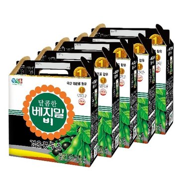 베지밀 달콤한 베지밀B 검은콩 두유 190ml * 80팩