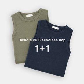 여성 여름 데일리 민소매 슬림핏 스판 나시 슬리브리스 ...