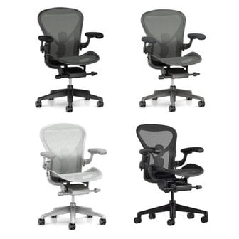  HERMAN MILLER 허먼밀러 뉴 에어론 의자 풀체어(호환 헤드레스트 + 플로어휠)