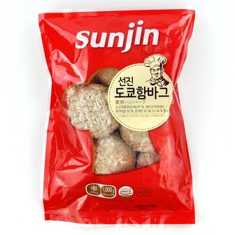  선진FS 육즙팡팡 정통 도쿄식 함박스테이크 1kg(100g x 10개입)