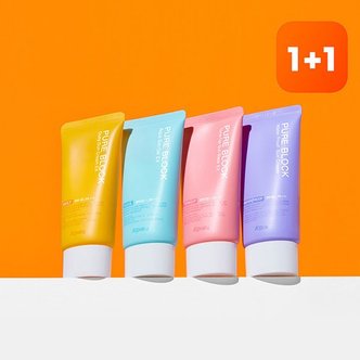  [어퓨][1+1] 퓨어 블록 선크림 SPF50+/PA++++ 택1