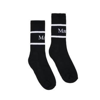 Mardi Mercredi Actif [마르디메크르디악티프]SOCKS ACTIF_BLACK WHITE/ AFK23JSC002BKWH