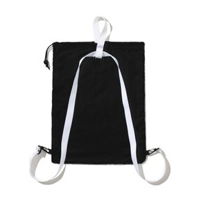 FLAG LOGO GYM SACK_BLACK