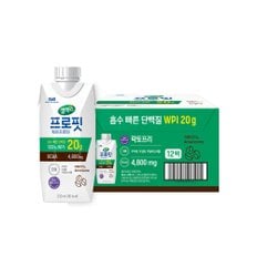 [본사직영] 프로핏 웨이프로틴 드링크 아메리카노 1박스 (330ML x 12입)