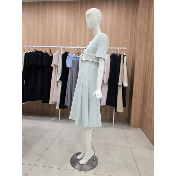 [여주점] [라인]배색자켓 레이어드 원피스NWOPPG0500