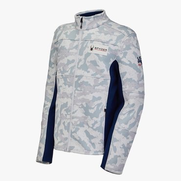 스파이더 [스파이더 본사] 남성 US SKI TEAM 앙코르 집업 자켓 SPGWCIST401MPTN