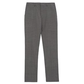 Straight Fit Summer Wool Slacks - Brown