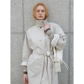 LAYERED TRENCH COAT [BEIGE]