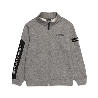 내셔널지오그래픽키즈 내셔널지오그래픽 키즈 N214KFT210 기모 트레이닝 F-ZIP M_GREY