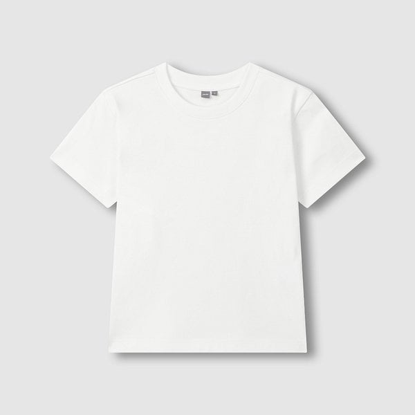 여 코튼 스트레치 크롭 반팔 티셔츠 J116901006001