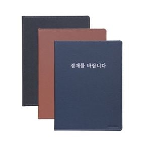 메카라인 PU 고급 결재판 블랙 박스30개입