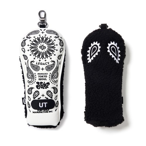 YORF PAISLEY WHITE HEAD COVER UTILITY 욜프 헤드커버 페이즐리 화이트 유틸