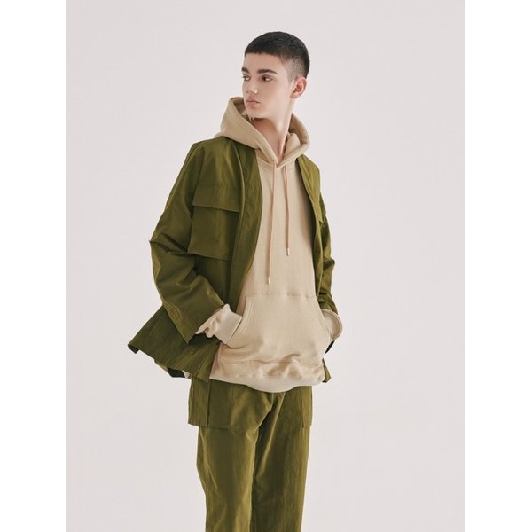 RIPSTOP B.D.U ROBE JACKET (OLIVE)
