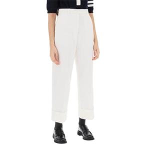 [톰 브라운] Womens Pants FTC444UF0345 OFF WHITE