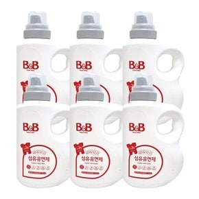 섬유유연제 베르가못 용기 1500ml X 6개