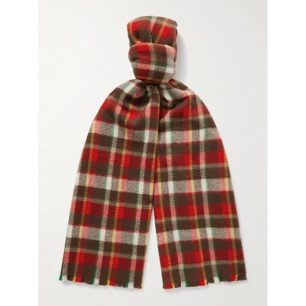 드레익스 체크 울 스카프 46376663162925776