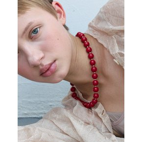 Red Berry 12mm Necklace