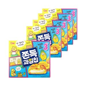 너만아는과자점 CW 청우 쫀득과일칩 215g x 5개/ 찰떡파이 과일맛과자