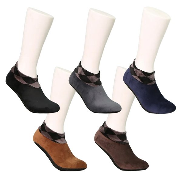 1+1+1 3켤레 남성용 기모 벨벳 요술버선 남성덧버선 수면양말 겨울 방한양말