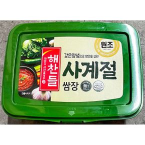 해찬들 사계절쌈장 가정 식당 식당용 3kg