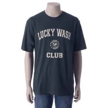 플랙진 남성 LUCKY WASH 그래픽 티셔츠 2color PWTO3RSL33M