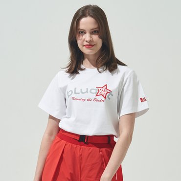 BLUDOT 아트워크 프린팅 반팔 티셔츠_WR
