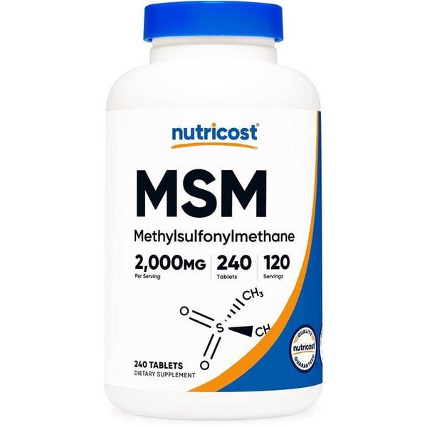 뉴트리코스트 MSM식이유황 2000mg 240정 타블렛