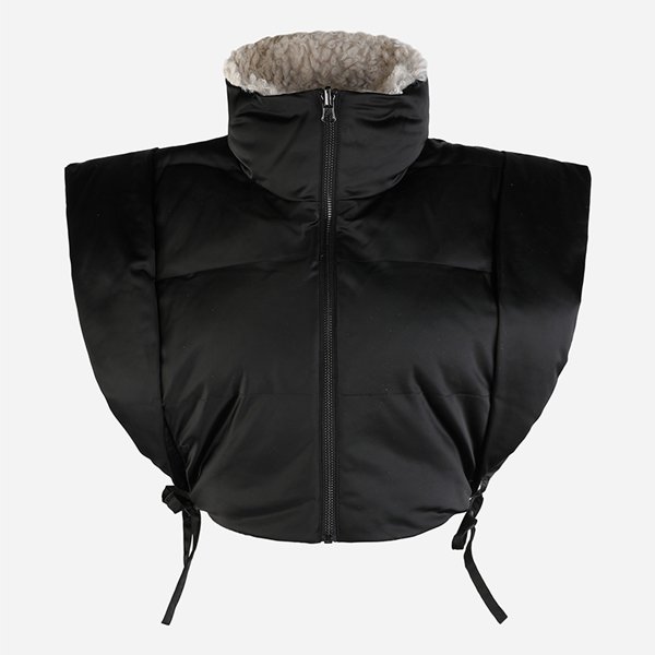 [시흥점] 5F GI0010FD C3C01E 01BK 리버시블 나일론 퍼 후디 조끼 블랙