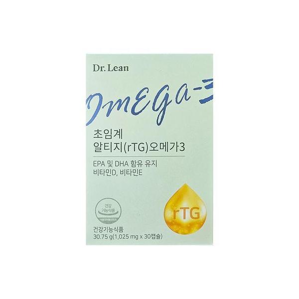 [닥터린] 닥터린 초임계 알티지 오메가3 1025mg x 30캡슐 x 1박스 (S11401474)