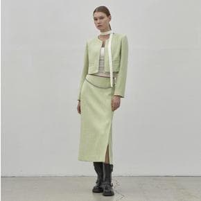 나인 SK4903 LINDA TWEED SETUP H LINE SKIRT