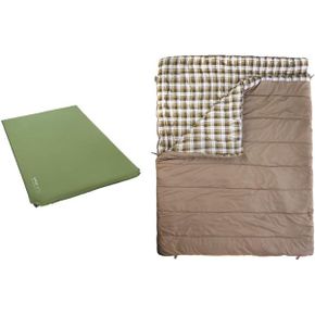 영국 반고 침낭0108 Vango Odyssey 7.5 Double Self Inflating Sleep Mat Epsom Green 7.5cm [Am