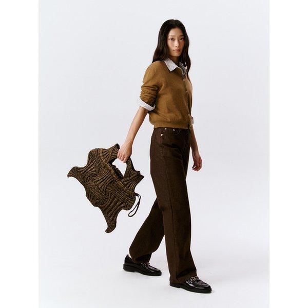 빅보우백 글리터블랙브라운