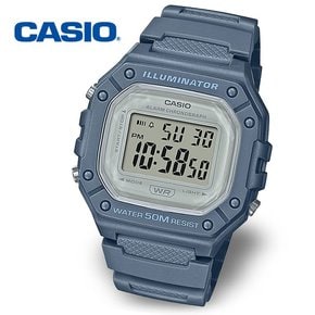 [정품] CASIO 카시오 아이코닉 W-218HC-2A 공용 방수 전자 군인시계