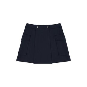 CARGO POCKET SKIRT - NAVY