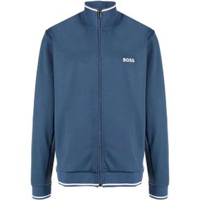 5329156 Hugo Boss Men Full Zip Cotton Tracksuit Jacket Spruce Blue