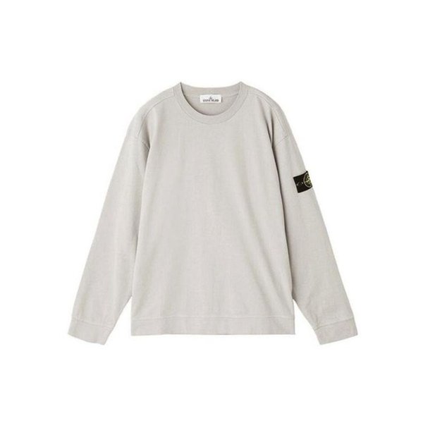 26SS 스톤 아일랜드 긴팔 티셔츠 L1S15 6100057 S0B50 V0061 PEARL GRAY DOM
