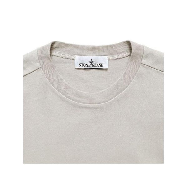 26SS 스톤 아일랜드 긴팔 티셔츠 L1S15 6100057 S0B50 V0061 PEARL GRAY DOM