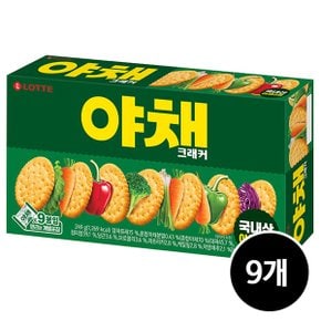 롯데제과 야채크래커, 249g, 9개