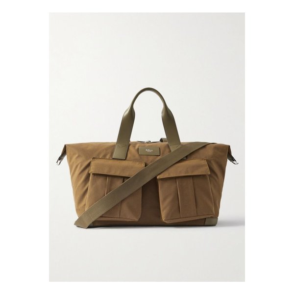 가죽 트리밍 왁스 코튼 위켄드 백 46376663162853932